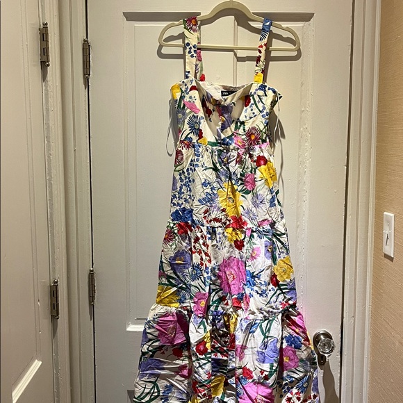 Zara Floral Print Midi Dress - Picture 5 of 8